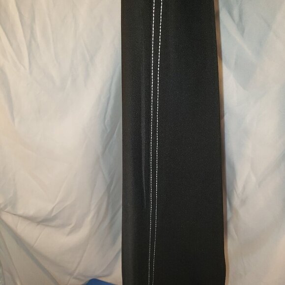 Dancing Couture Paris Women's Black Straight Leg Pants w/Metallic Thread - L - Picture 3 of 7